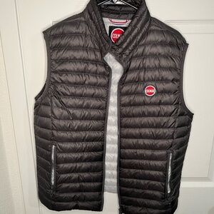 Colmar Grey Puffer Vest Men’s Size L Lightweight Insulated